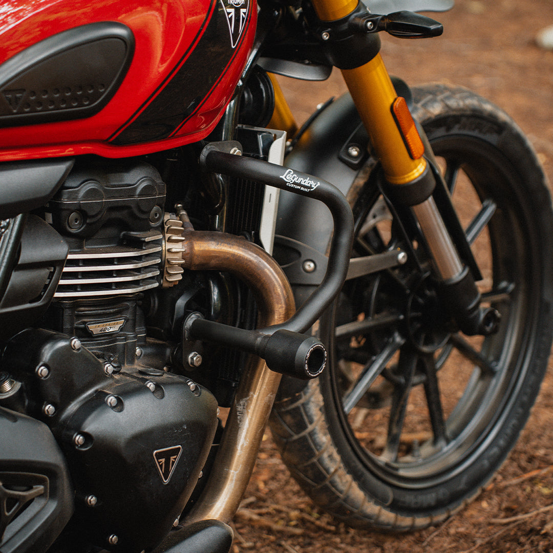 Legundary Triumph Scrambler 400 X Hector Crash Guard Black