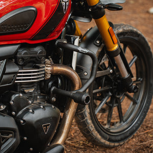 Legundary Triumph Scrambler 400 X Hector Crash Guard Black