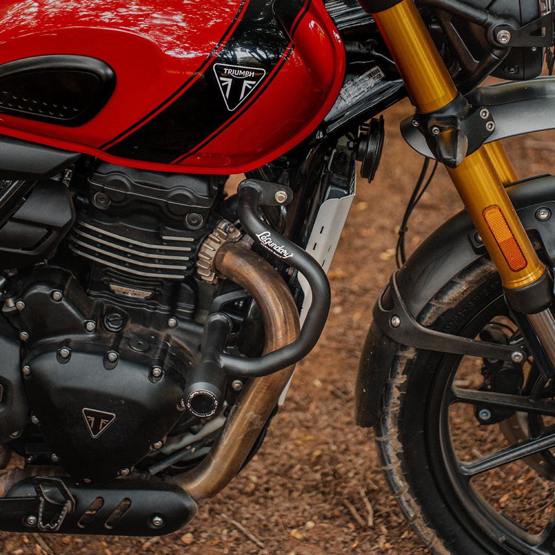 Legundary Triumph Scrambler 400 X Hector Crash Guard Black
