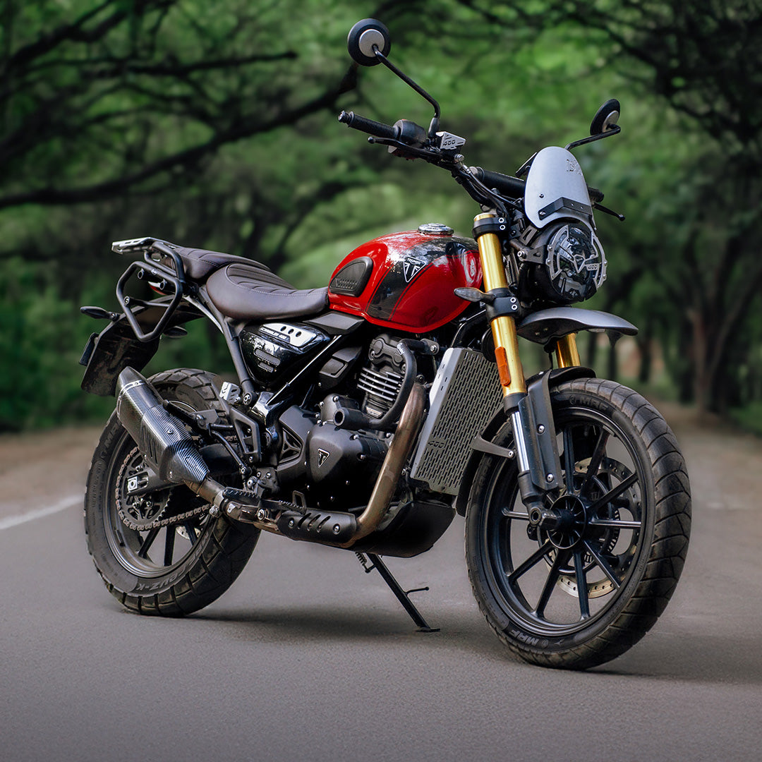 Legundary Triumph Scrambler 400 X Hector Crash Guard Black