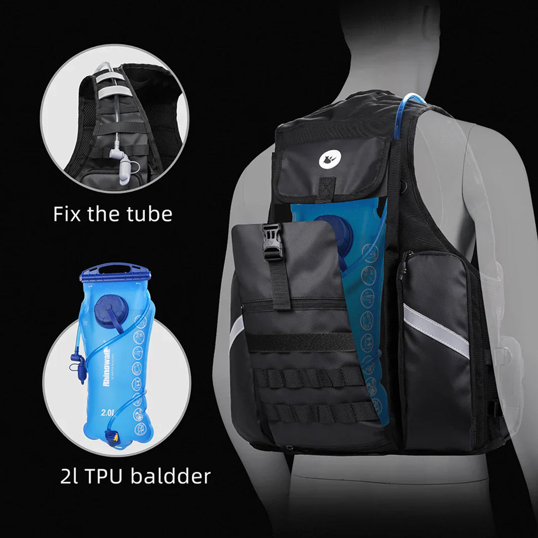 Rhinowalk Upgraded Cycling Vest M1012 Black