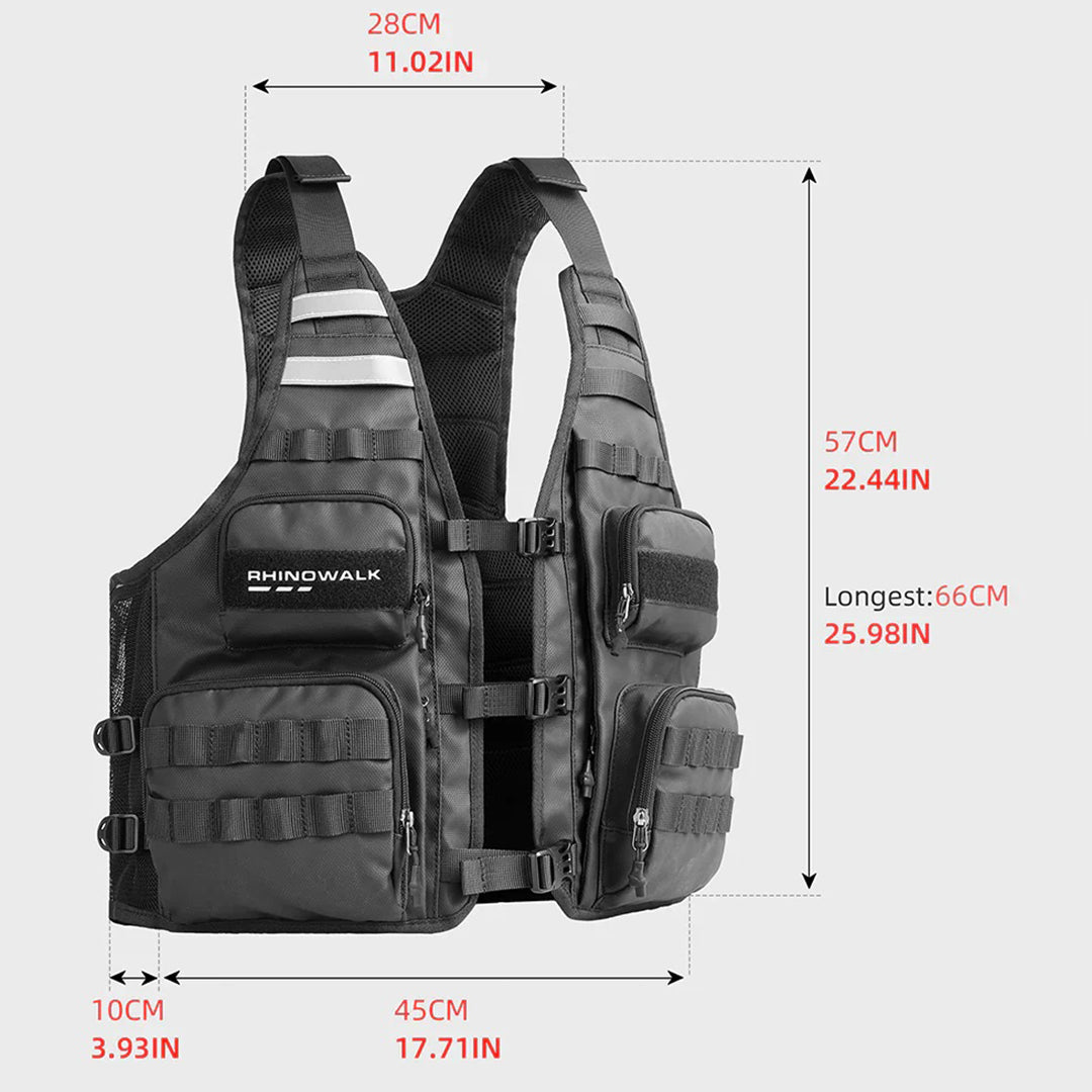 Rhinowalk Upgraded Cycling Vest M1012 Black