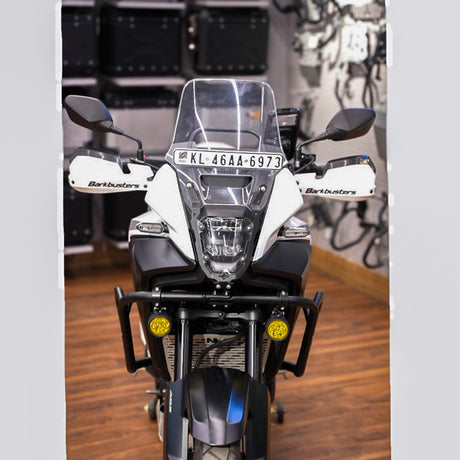 Legundary Honda NX 500 Oculus Headlight Shield Black