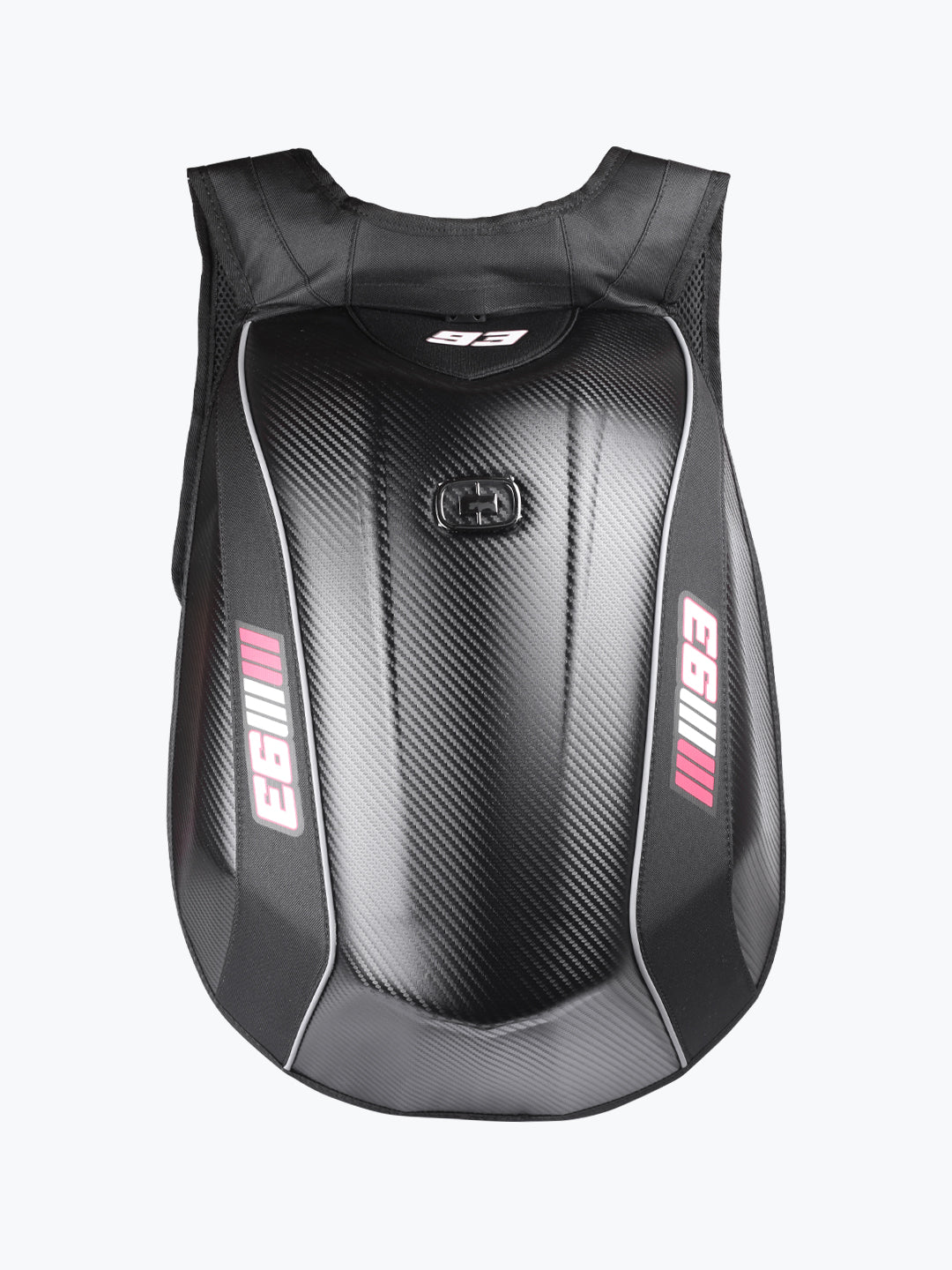Black motorcycle backpack 2025