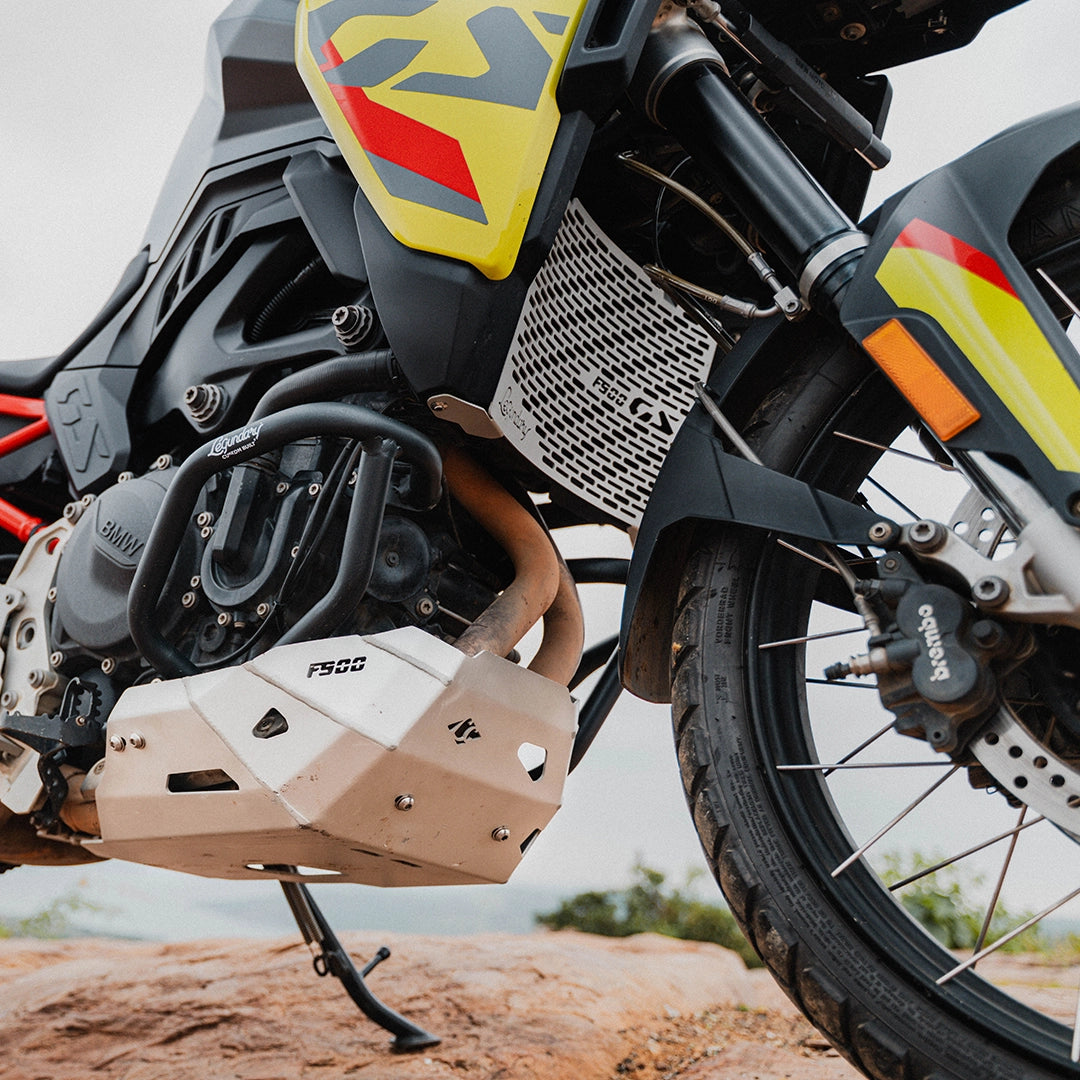 Legundary BMW F900 GS Vambrace Bash Plate Silver