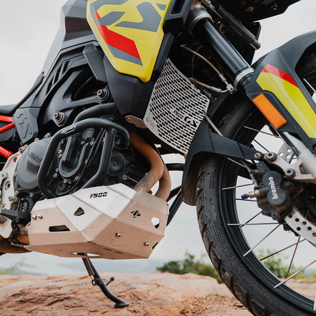 Legundary BMW F900 GS Vambrace Bash Plate Silver