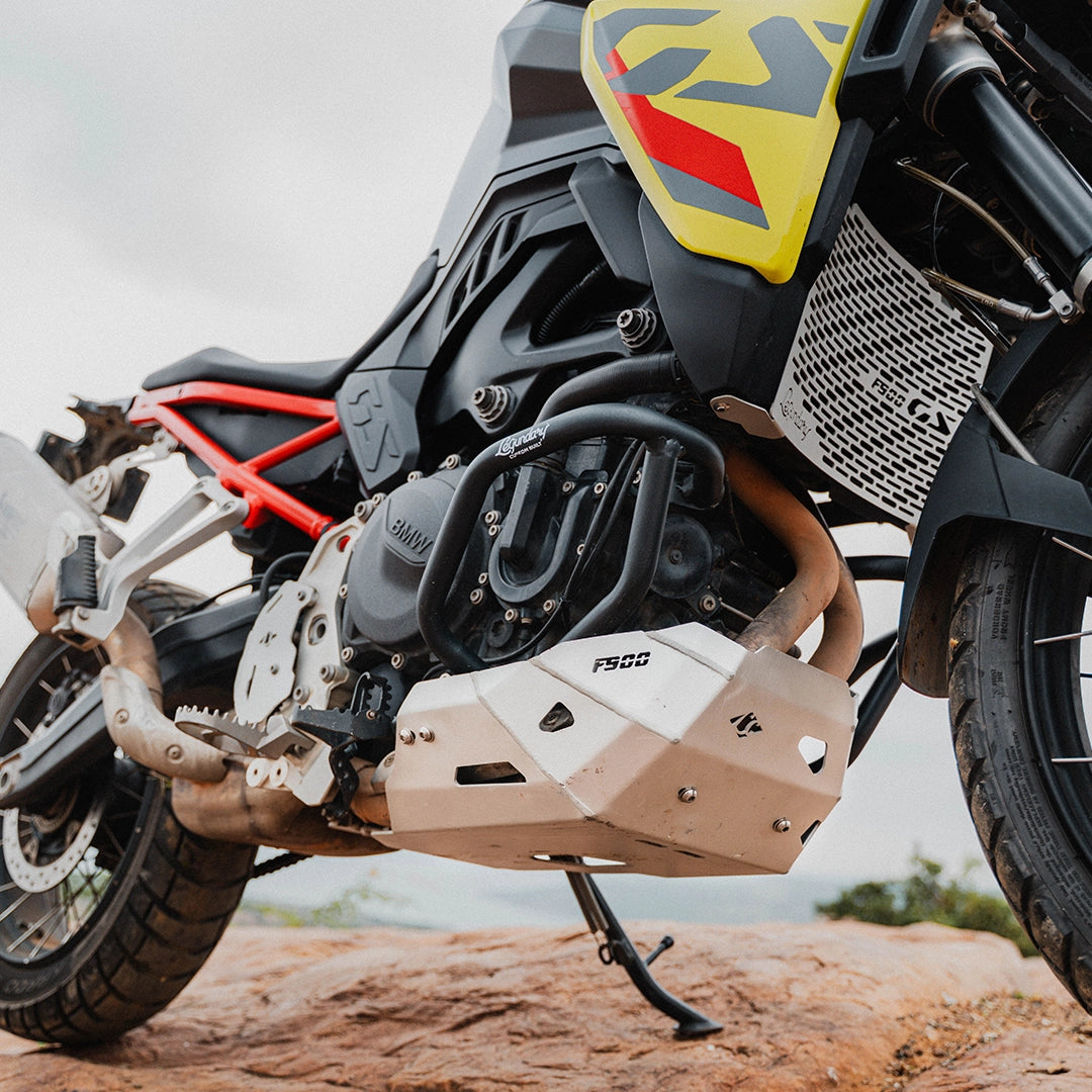 Legundary BMW F900 GS Vambrace Bash Plate Silver