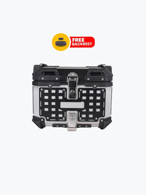 JB Racing TC 3D Mesh 45L Silver With Backrest Pad