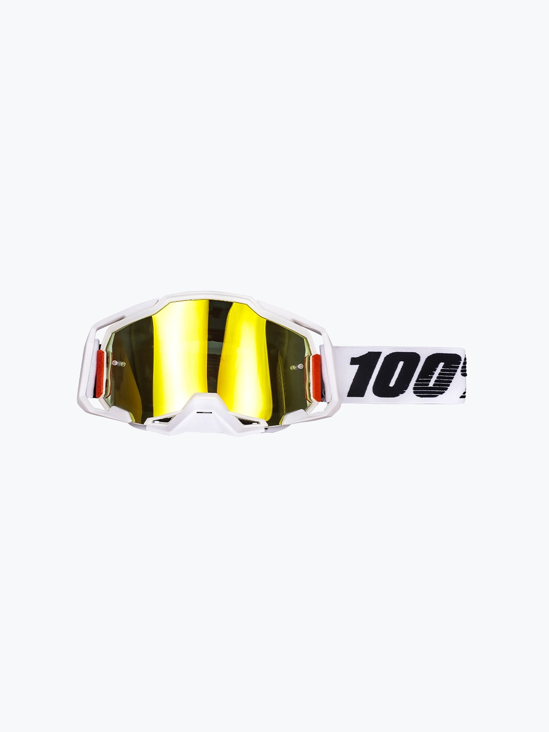 Goggles 100% - 147 White Yellow Tint