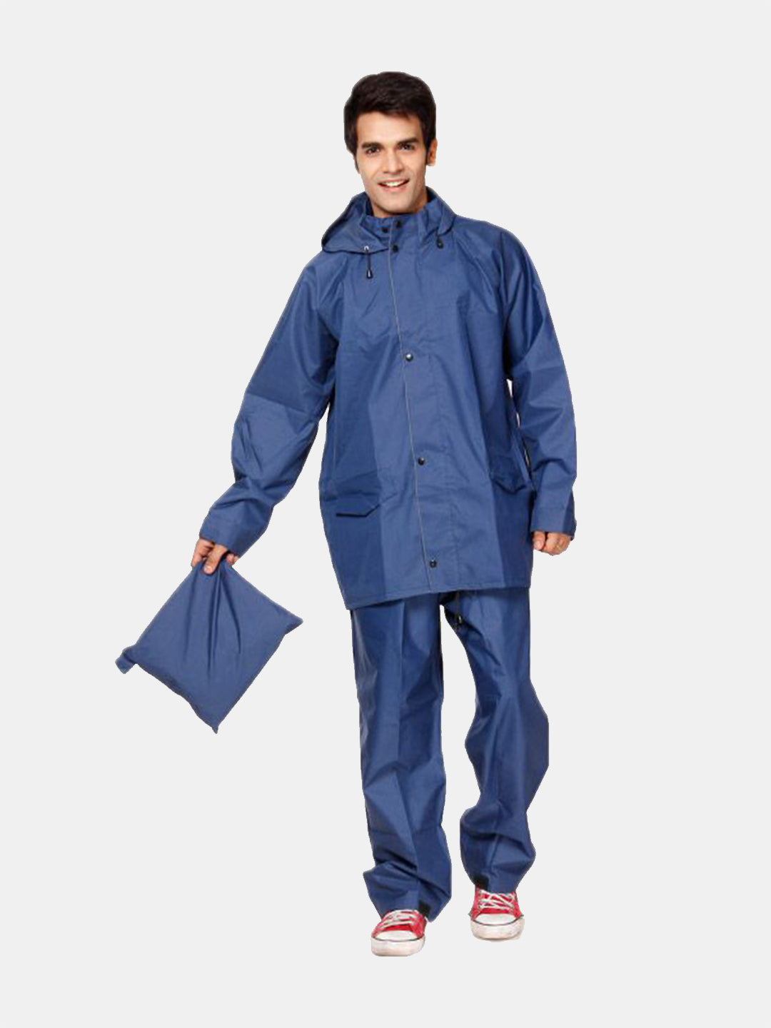 Buy online Navy Blue Solid Hooded Rain Suit from western wear for Women by  Youth Robe for ₹989 at 60% off | 2024 Limeroad.com
