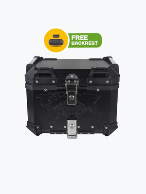 Legundary Fort Knox Series TC 45L Aluminium With Backrest Pad