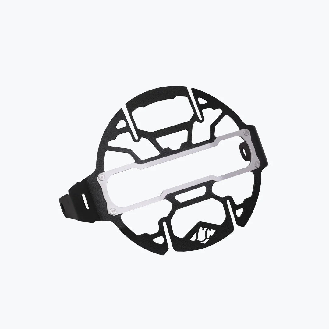 LEGUNDARY SCRAM 440 COSMIC HEADLIGHT GRILL BLACK & SILVER