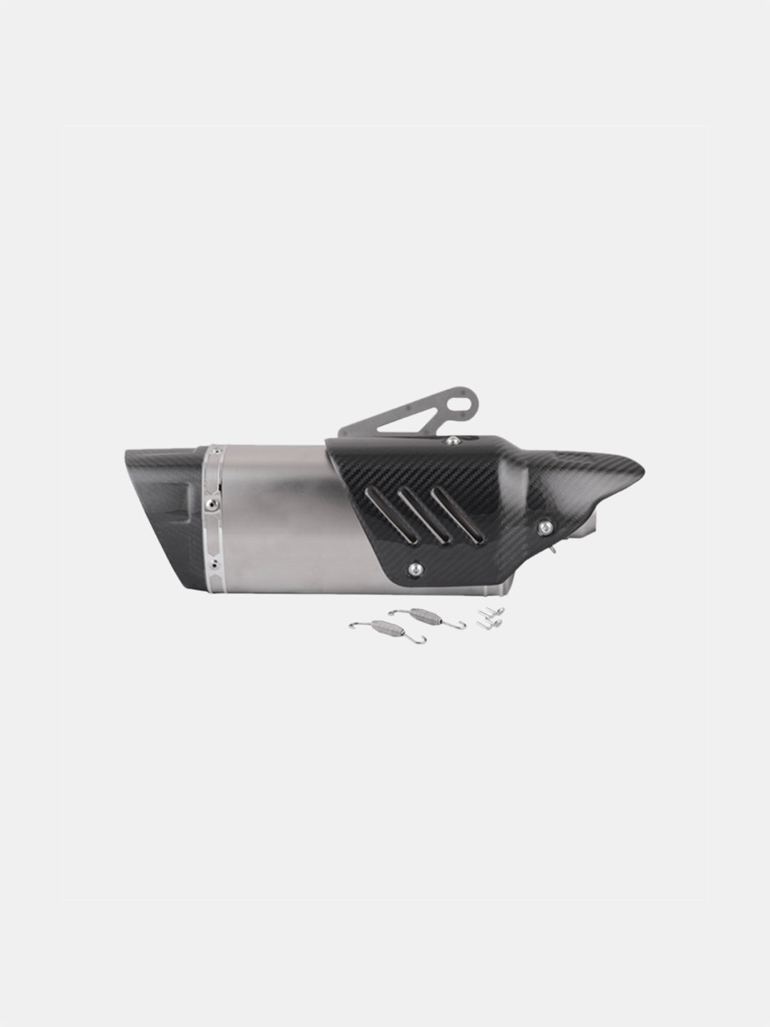 Akra Silver End Carbon Shield Exhaust