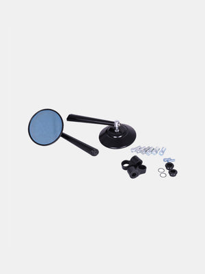 Rizoma CNC Round Mirror Black