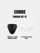 YAMAHA MT 15 COMBO-SHORT VISOR MAT+WINGLET B