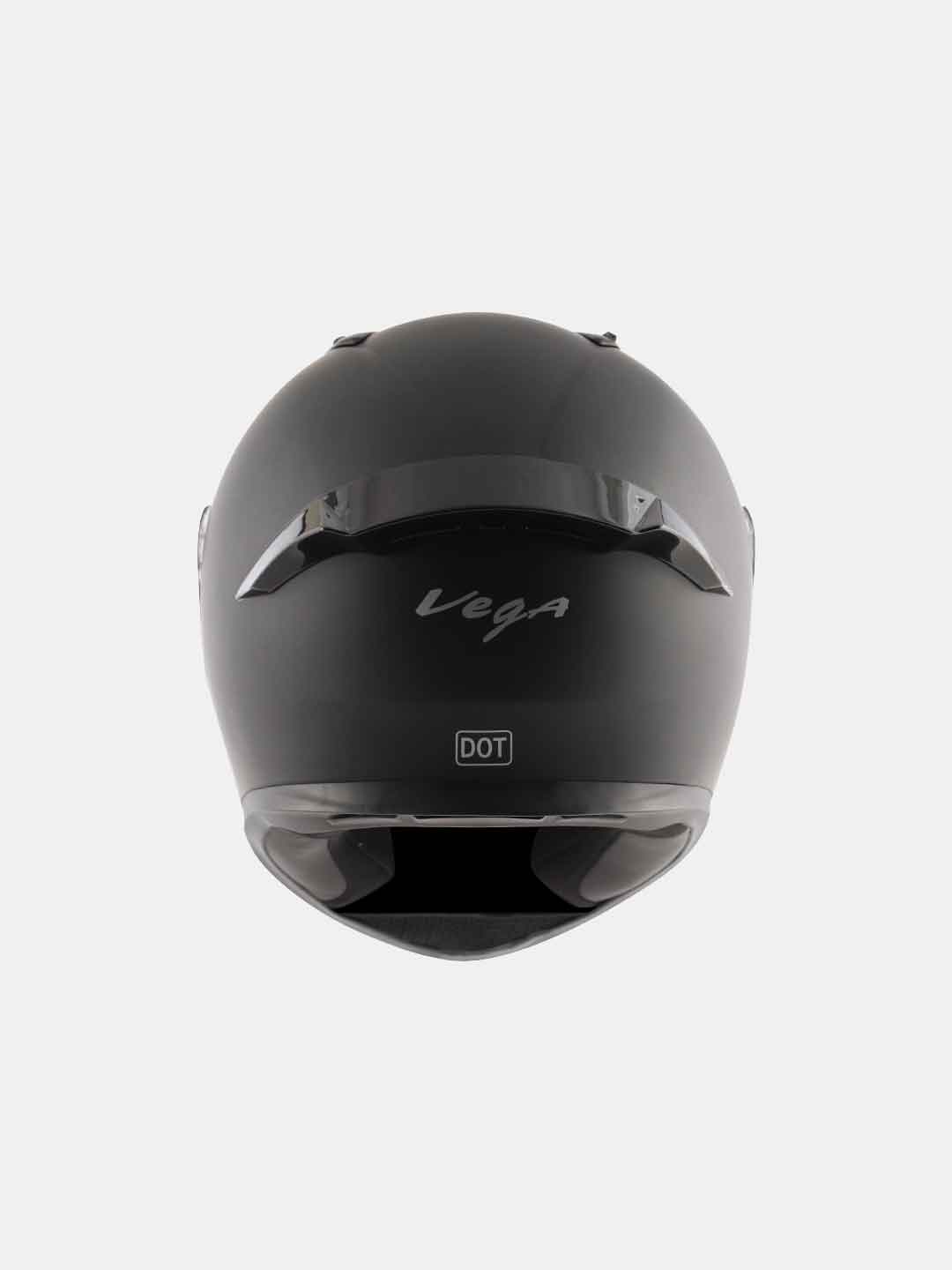 Vega Bolt Dull Black Full Face Helmet Bandidos pitstop