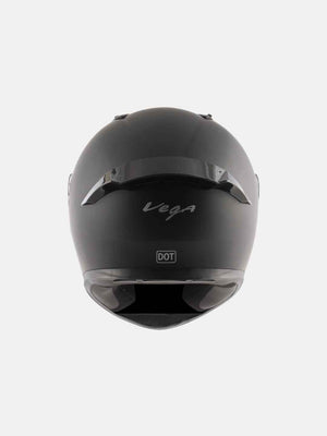 Vega Bolt Dull Black Full Face Helmet