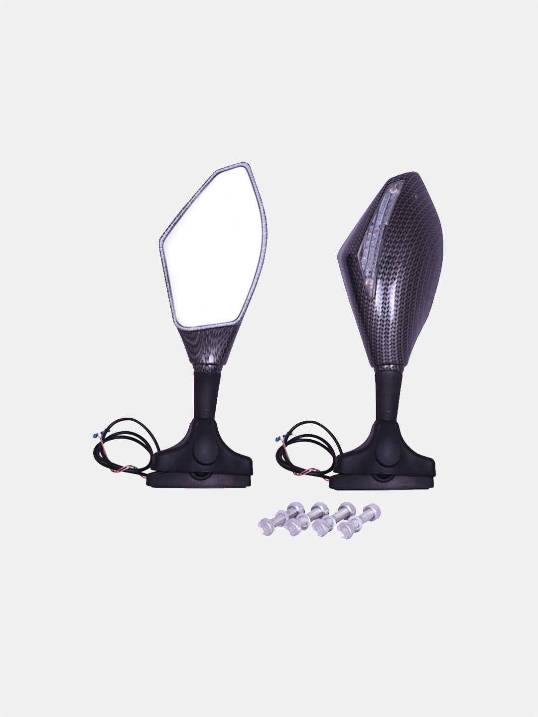 Exclusive Indicator Mirror LED Inside-carbon
