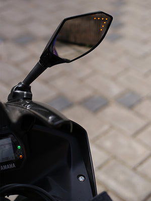 Exclusive Indicator Mirror LED Inside-carbon
