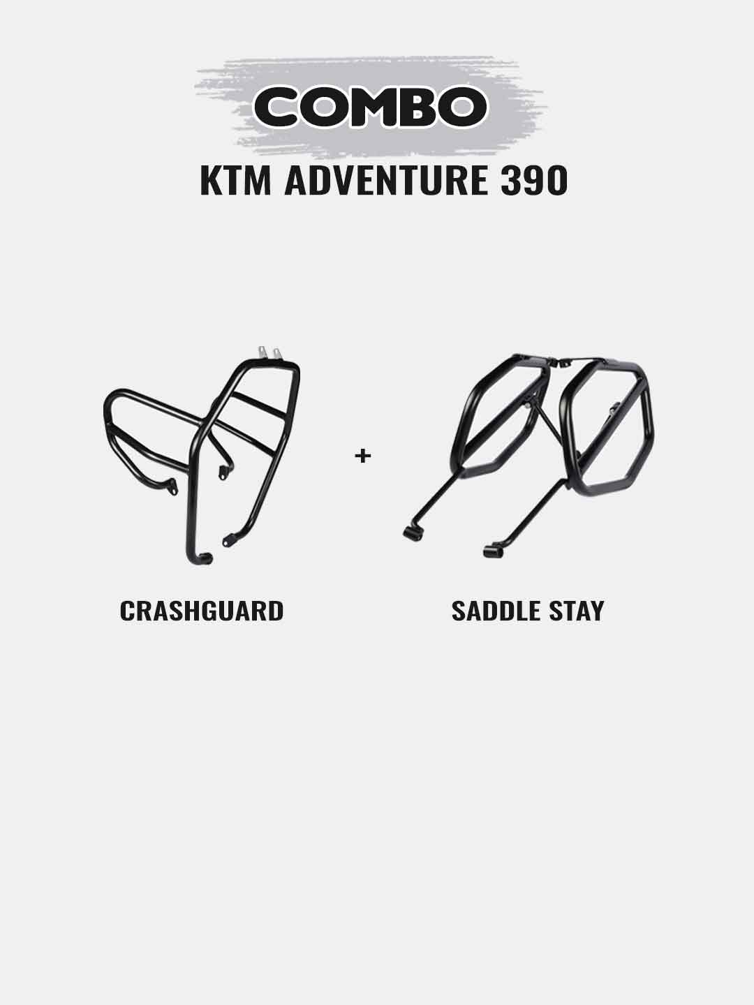Adventure Combo Crash Guard+Saddle Stay