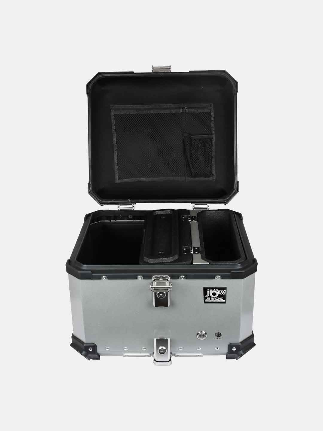 JB Racing 48L Refrigerator Top Case Box-Silver