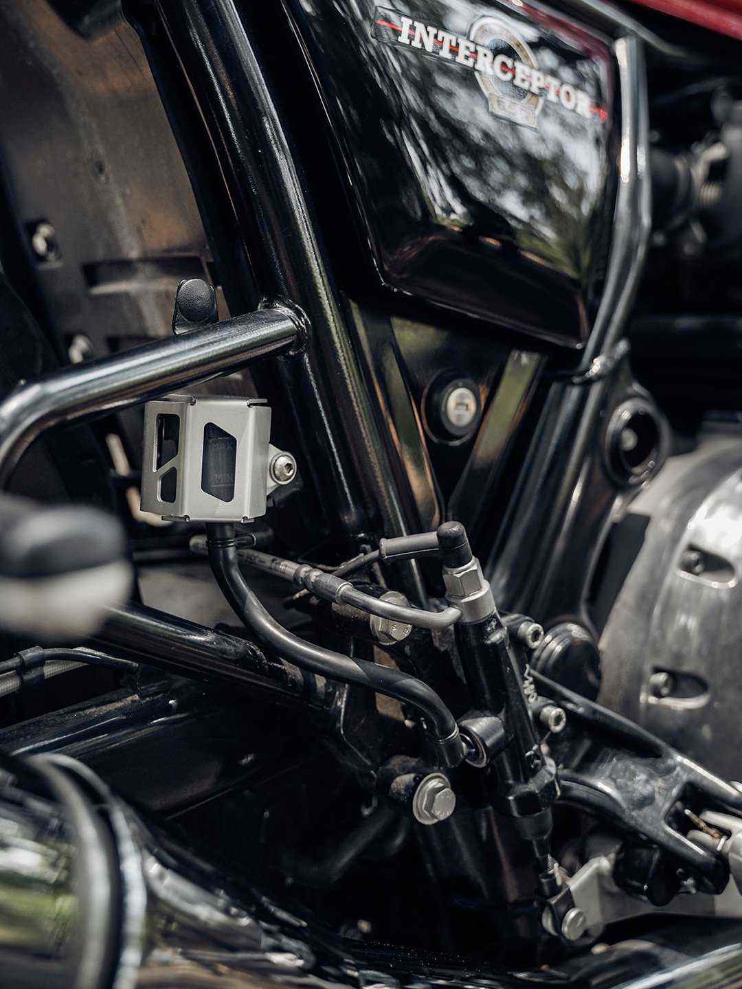 LCB Interceptor Rear Brake Fluid Cap SS