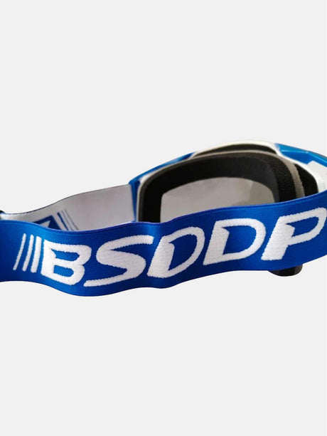 BSDDP Blue White Goggles-Blue Tint