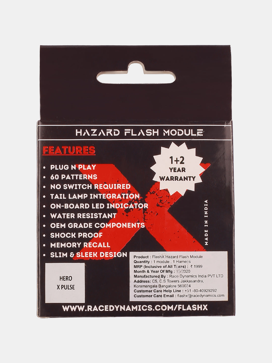 Hero Xpulse 200 Flash X Hazard Module