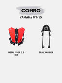 MT 15 Combo-Trail Carrier+Metal Visor 3.0 PC