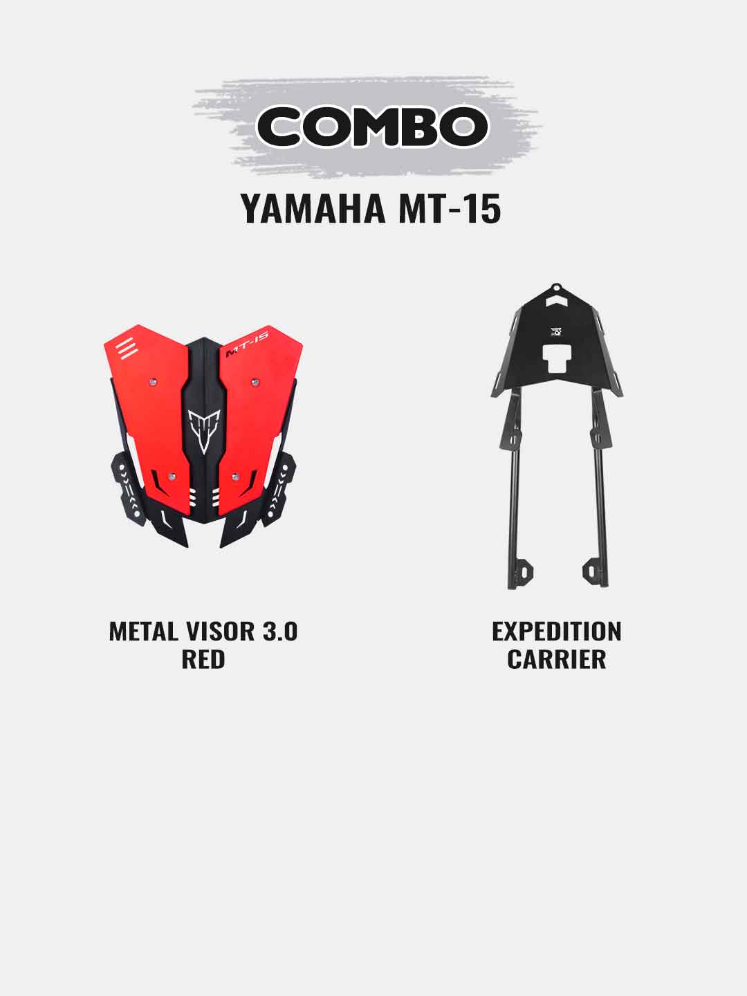 MT 15 Combo-Expedition Carrier+Metal Visor 3.0 PC