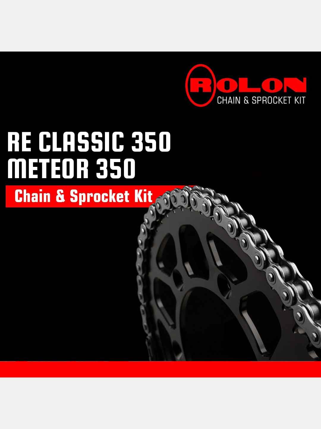Rolon Chain & Sprocket Kit For Meteor/Classic 350