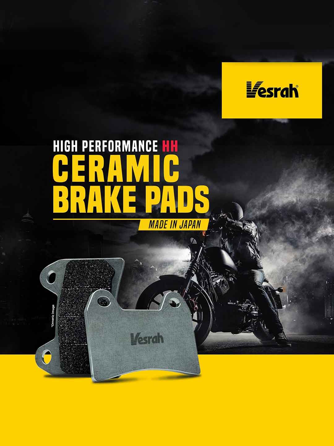 Vesrah SD156/2 Front Brake pads For Honda CB 350/Triumph Street Twin/Triumph Bonneville T120