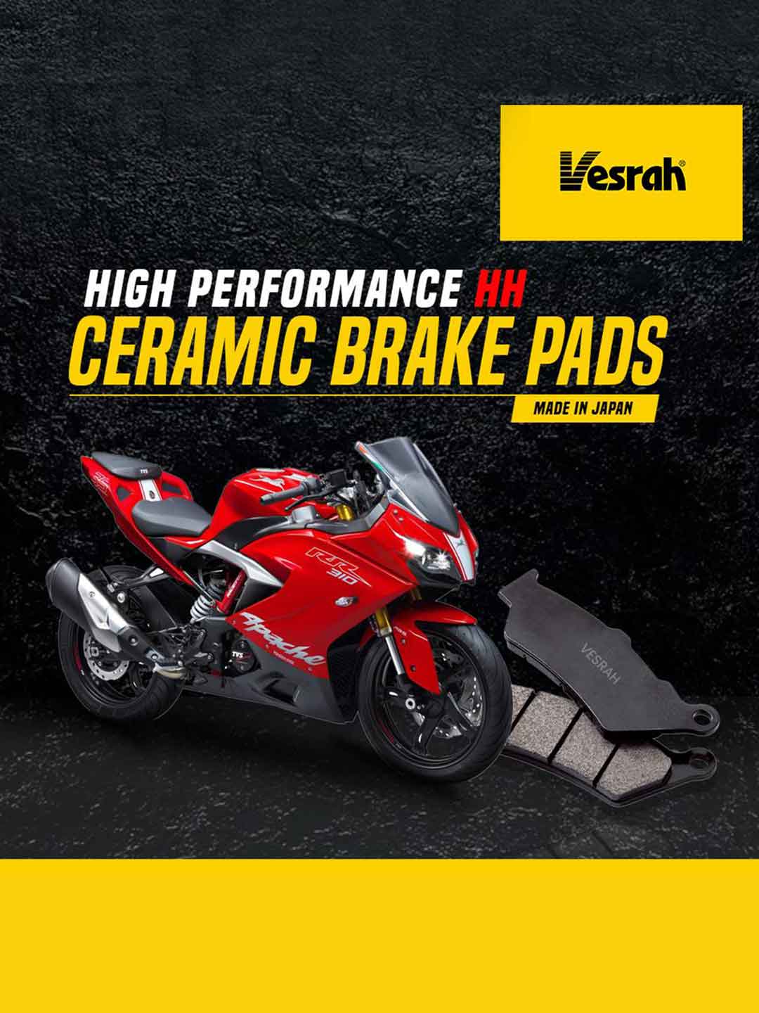 Vesrah SD250/2 Front Brake Pad