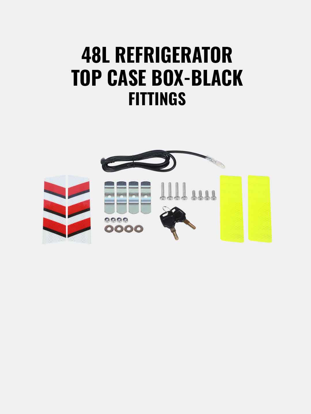 Set Of 3 Top Box Combo-48L Refrigerator Top Box+2x JB 36L Side Boxes